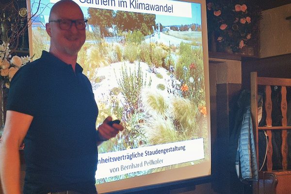 Referent Bernhard Pellkofer, Gärtnermeister in Dingolfing